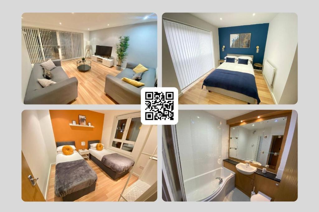 Large 5-Bed City Centre Townhouse With Secure Parking 曼彻斯特 外观 照片